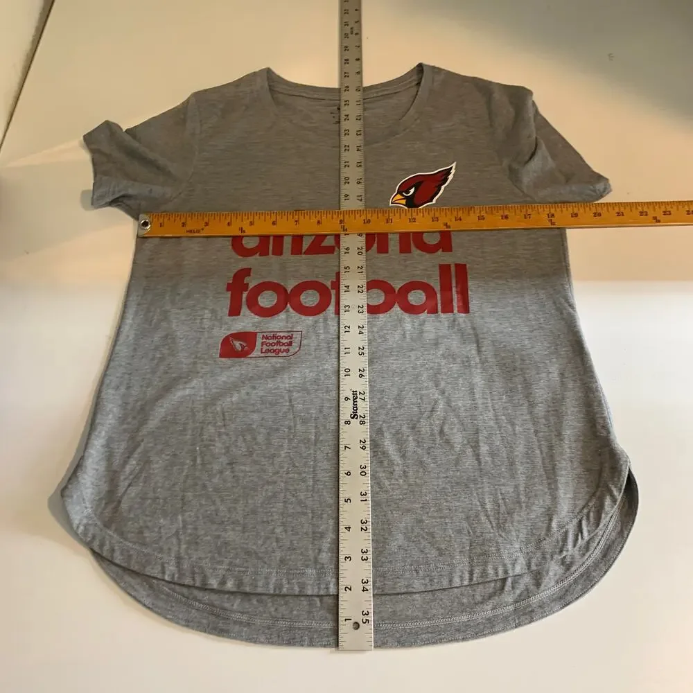 Arizona Cardinals T Shirt Womens M Medium Gray Tri Blend Heathered Football Nike